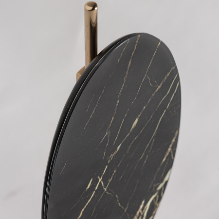 Statueta Art Deco neagra si aurie din alama si cristal - Lux si rafinament [1]