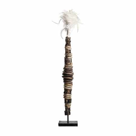Obiecte decorative - Statueta etnica eleganta fier scoici|Decoratiuni primitive rafinate