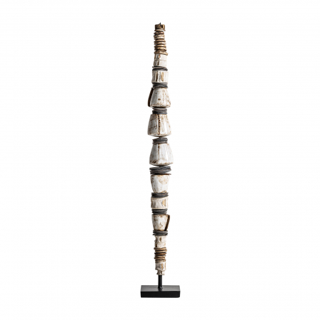 Obiecte decorative - Statueta etnica inalta fier scoici|Decoratiuni primitive inalte