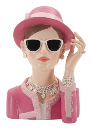 statueta roz perle glam CreativDeco