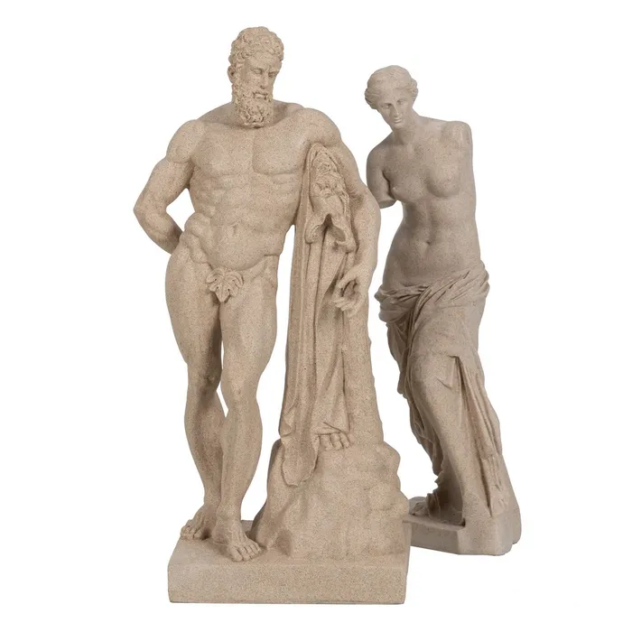 Statuetă rășină crem design artistic|Decoruri rafinate elegante [1]