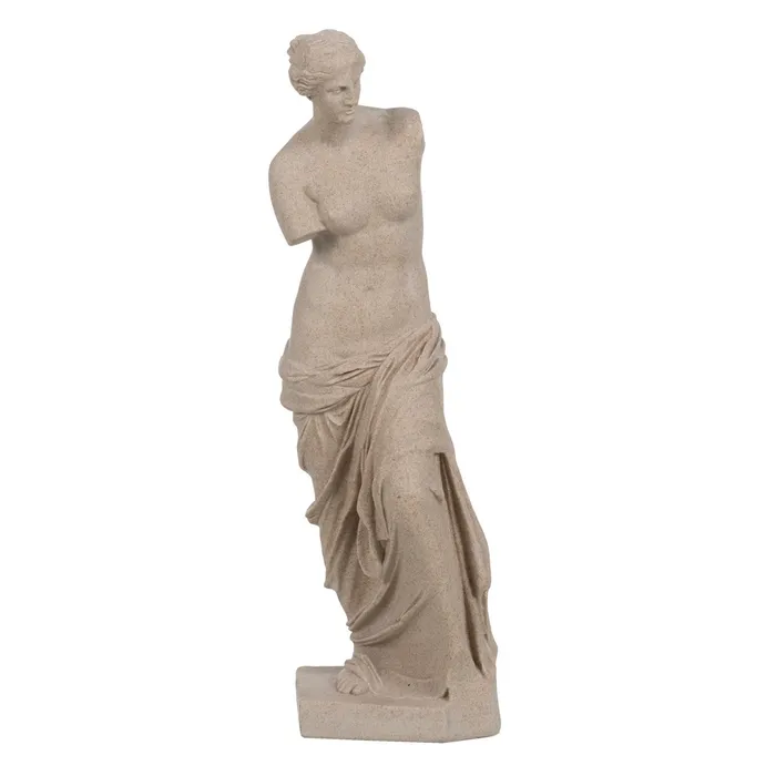 Obiecte decorative - Statuetă rășină crem design artistic|Decoruri rafinate elegante