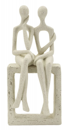 Statuete si Sculpturi - Statuetă rășină bej decor – imagine principală – Coppia Stons
