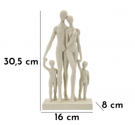 Statuetă familie din rășină – imagine principală – Family Stons [8]