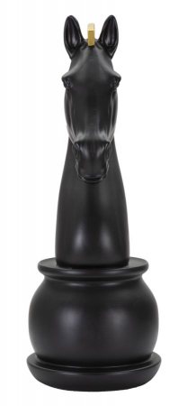 Statueta Cal Sah Negru Decorativ | CreativDeco [3]