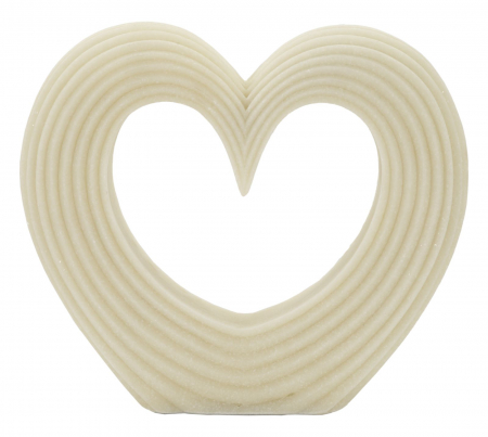 Colectia noua - Inima stilizata | Statueta romantica | CreativDeco
