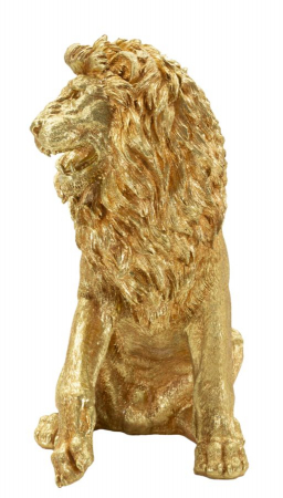 Statuetă leu auriu din rășină [8]