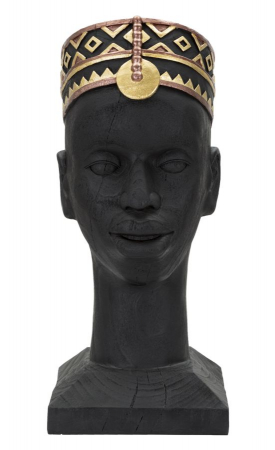 Statuie africana decorativa Barbat Masai  - CreativDeco.ro  