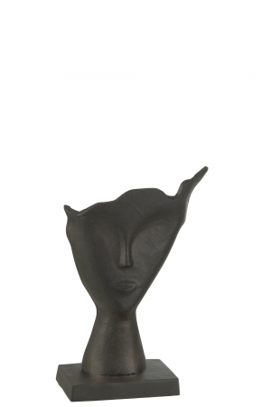 Statueta Masca, rasina, negru [1]