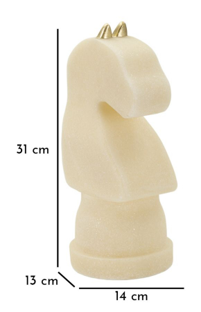 Cal sah decorativ | Statueta minimalista | CreativDeco [7]