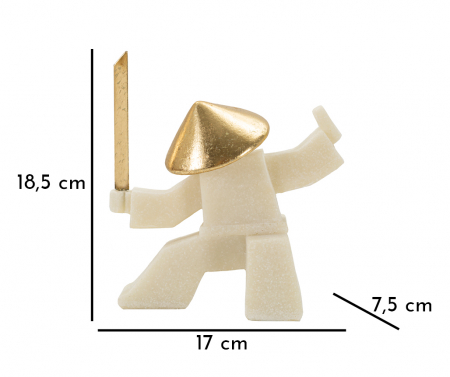 Samurai decorativ | Statueta moderna | CreativDeco [6]