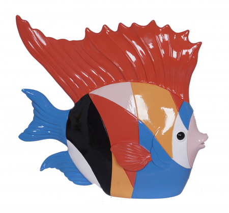 Obiecte decorative - Statueta Peste Multicolor Stil Rubic | CreativDeco