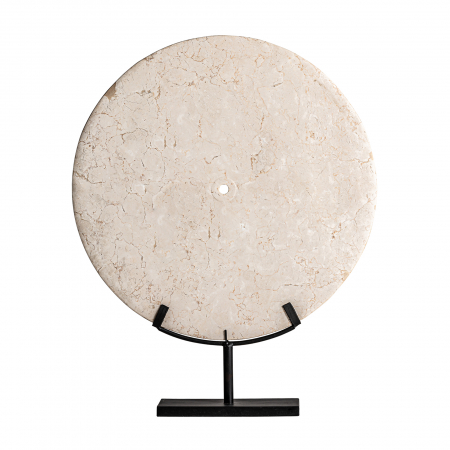 Unicate - Statueta etnica marmura crem|Sculpturi decorative