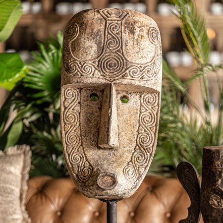 Statueta etnica lemn tropical|Statuete primitive autentice [4]