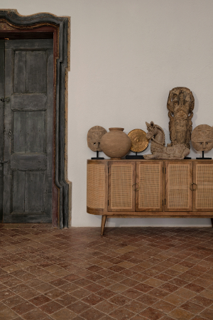 Statueta orientala unicat fier lemn|Decoratiuni etnice rare [3]