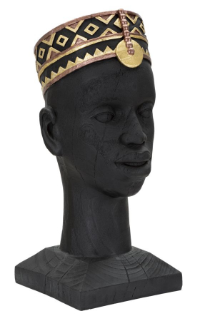 Statuie africana decorativa Barbat Masai  - CreativDeco.ro   [10]