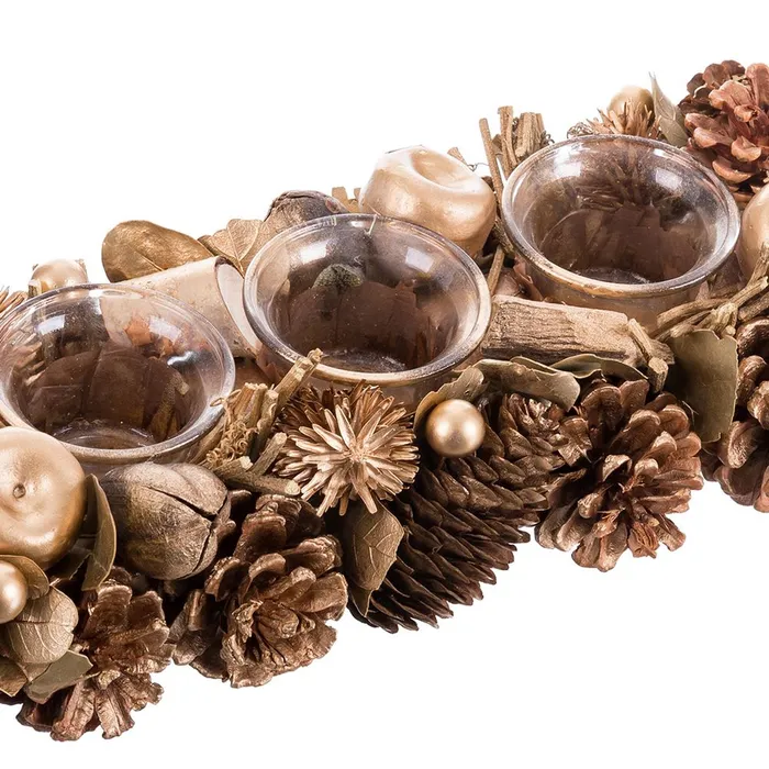 Suport lumanari CreativDeco - Decor festiv 3 lumanari [1]