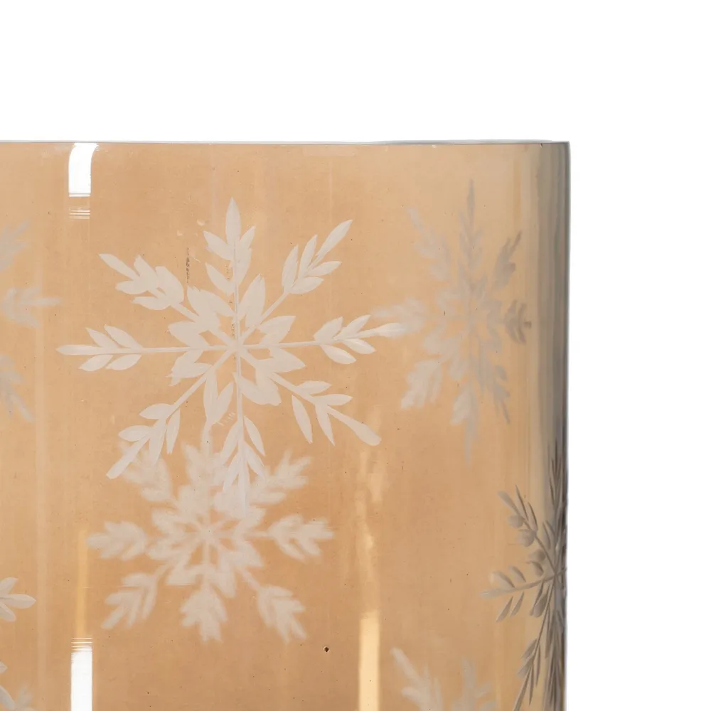 Suport de lumânări din cristal gravat fumuriu|creativdeco.ro [4]