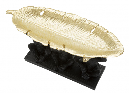 Suport decorativ trei maimute cu platou - CreativDeco.ro [2]