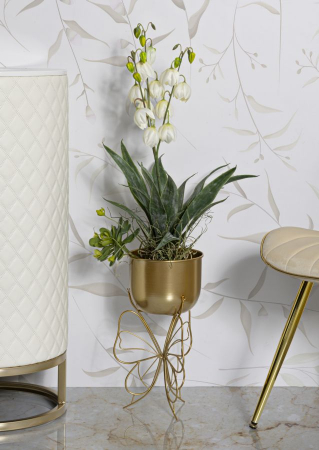 Suport Flori Fluturi Aurii | Plante Interior | CreativDeco [1]