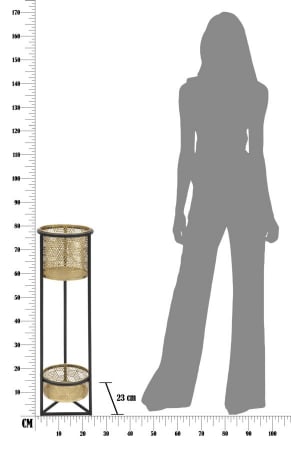 Suport ghivece auriu | Decor plante | CreativDeco [7]