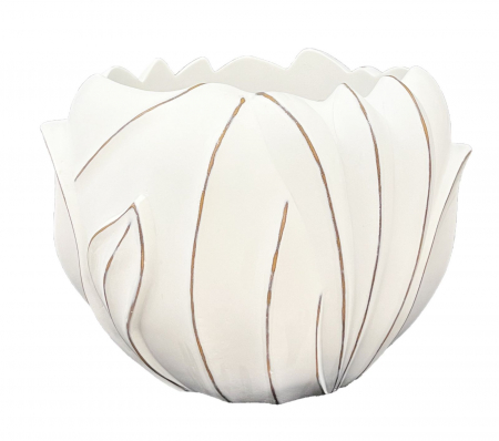 Obiecte decorative - Suport ghiveci alb | Design natural | CreativDeco