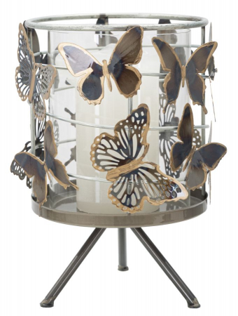 Suport lumanari fluturi 3D decor Glam CreativDeco [1]