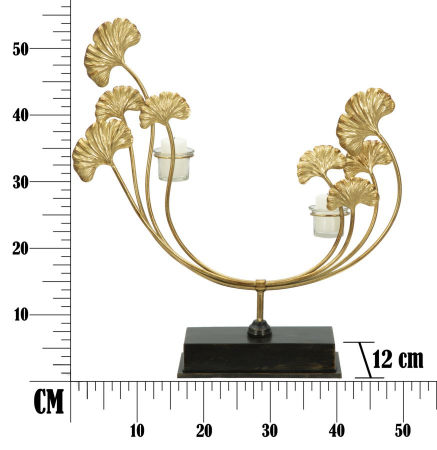 Suport 2 lumanari fier design italian | Decor sofisticat CreativDeco [7]