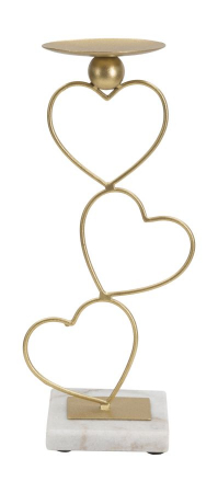 Obiecte decorative - Suport lumanari romantic Hearts decoratiune glam CreativDeco
