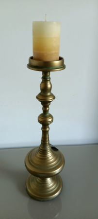 Suport Lumanare vintage din metal auriu, Old - CreativDeco.ro [2]