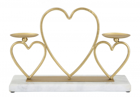 Obiecte decorative - Suport lumanari Hearts romantic cadou special CreativDeco