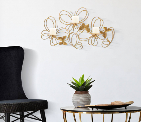 Aplica perete fluturi 3D romantic CreativDeco [1]