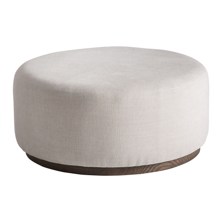 Mobilier - Suport picioare rotund alb ivoire lemn frasin Dilbeek