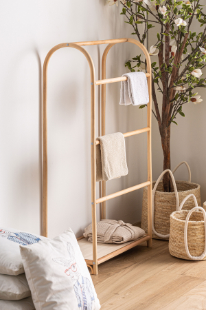Suport prosoape Colonial ratan | Mobilier baie elegant [4]