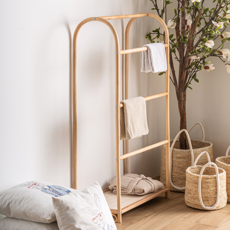 Suport prosoape Colonial ratan | Mobilier baie elegant [3]