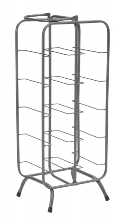 Suporturi sticle - Suport sticle metalic 10 locuri stil industrial rack CreativDeco