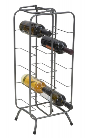Suport sticle metalic 10 locuri stil industrial rack CreativDeco [10]