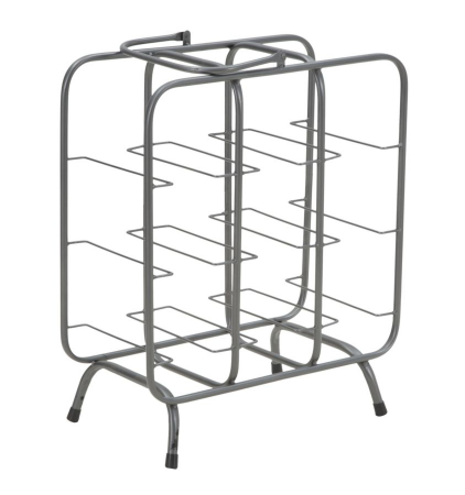 Suporturi sticle - Suport sticle 9 locuri design industrial compact CreativDeco