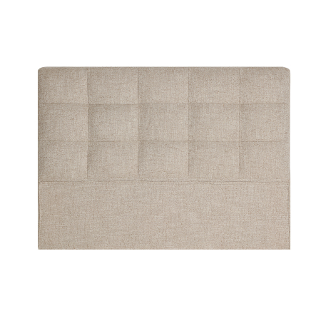 Mobilier - Tăblie de pat tapițată din stofă ivoire cu model geometric Sauzet