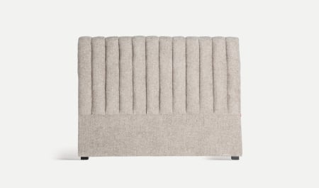 Tablii pat - Tăblie pat GILLEY gri bumbac – titlu imagine principală