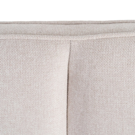 Tăblie pat bej tapițată din stofă [4]