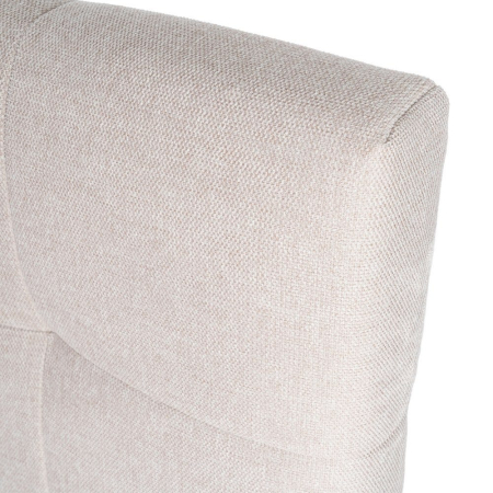 Tăblie pat matrimonial bej din stofă [3]