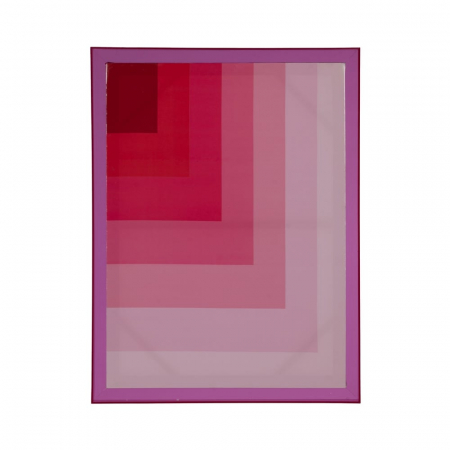 Tablouri - Tablou geometric roz degradee cu ramă acrilică – format vertical 60x80 cm