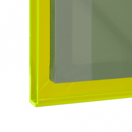 Tablou geometric verde cu ramă acrilică – format vertical 60x80 cm [4]
