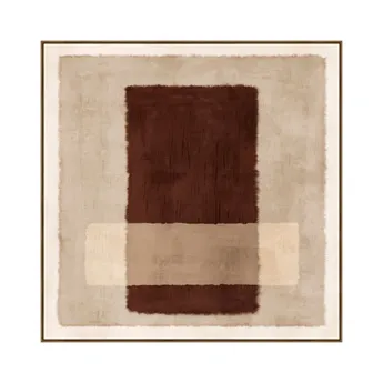 Tablouri - Tablou abstract pictat pe in în tonuri de maro bej și crem
