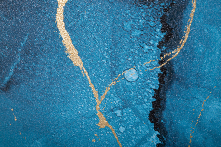 Tablou abstract albastru Blu Ray | creativdeco [4]