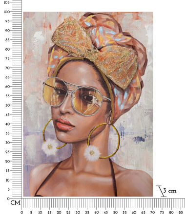 Tablou Canvas Rafinament Portret Feminin - CreativDeco [6]