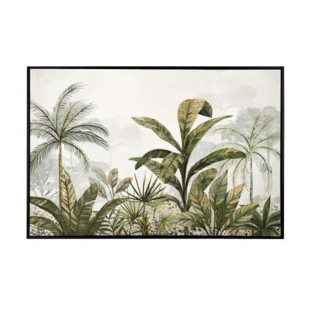 Decoratiuni perete - Tablou canvas cu palmieri tropicali pe fundal cetos