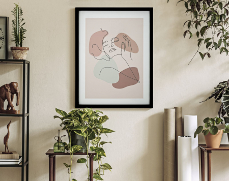 Tablou Abstract Chip Feminin CreativDeco - Rafinament si Stil Modern [4]