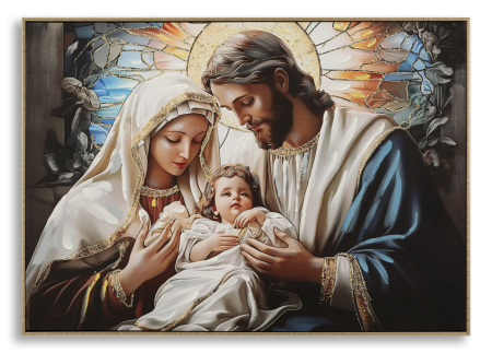 Tablouri - Tablou Canvas cu rama reprezentand Sfanta Familie Nativity